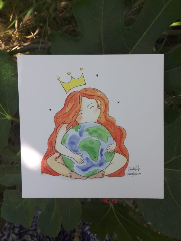 Gaïa - Carte à encadrer