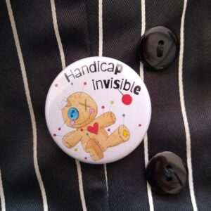 Badge - poupée vaudou