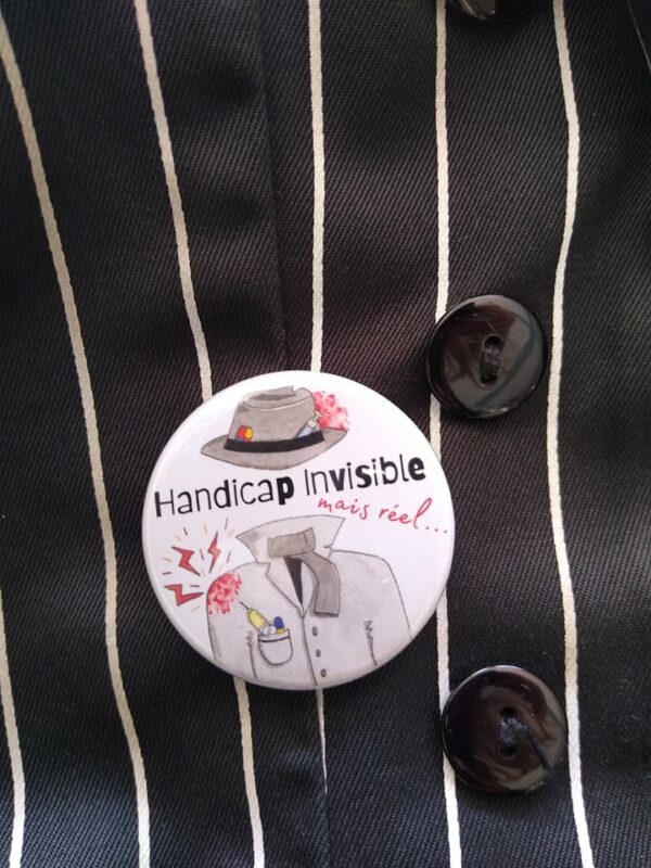 Badge - homme invisible