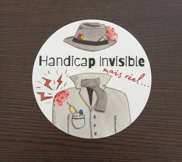 Autocollant voiture - Homme invisible – Image 3